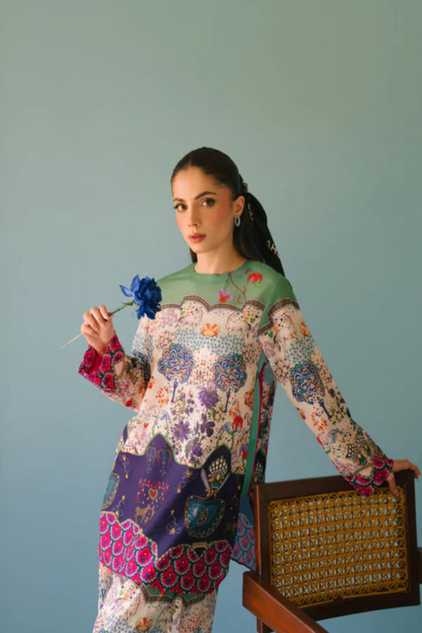 Royal Garden Print Co-Ord Set for Women