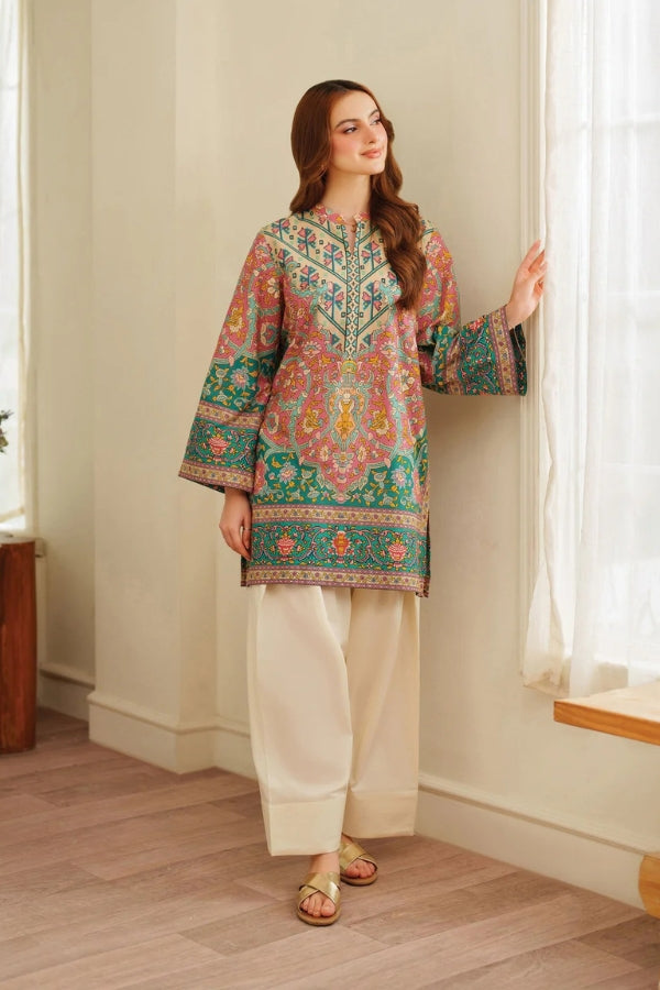 Pastel Multicolor Printed Co-ord Set for Women