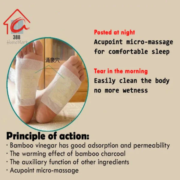 ✨ Gentle Foot Pads – Relaxing Overnight Care (Pack of 10)