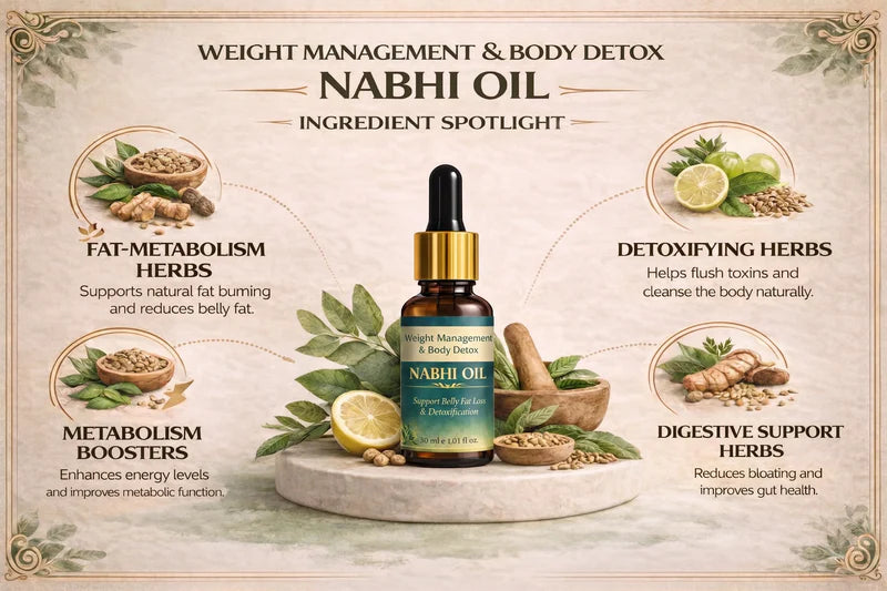 Weight Management and Body Detox Nabhi Oil🌿