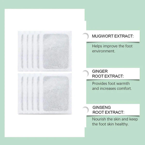 ✨ Gentle Foot Pads – Relaxing Overnight Care (Pack of 10)