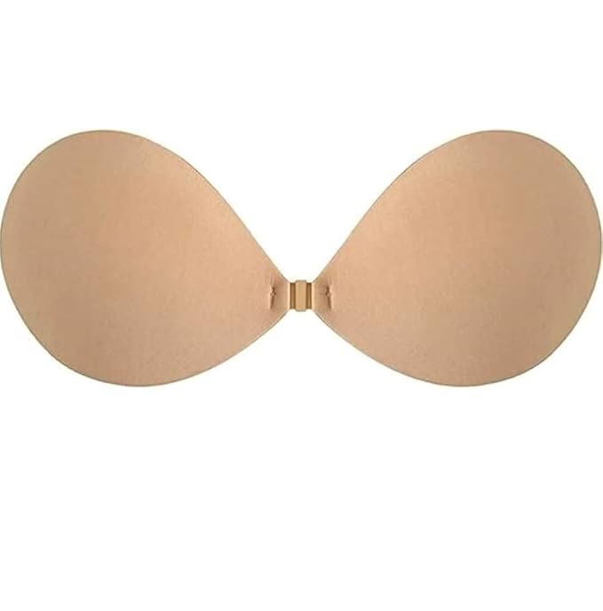 AKHIRAH Women's & Girl's Strapless Wire Free Stick On Invisible Bra (Bust -30,32,34)
