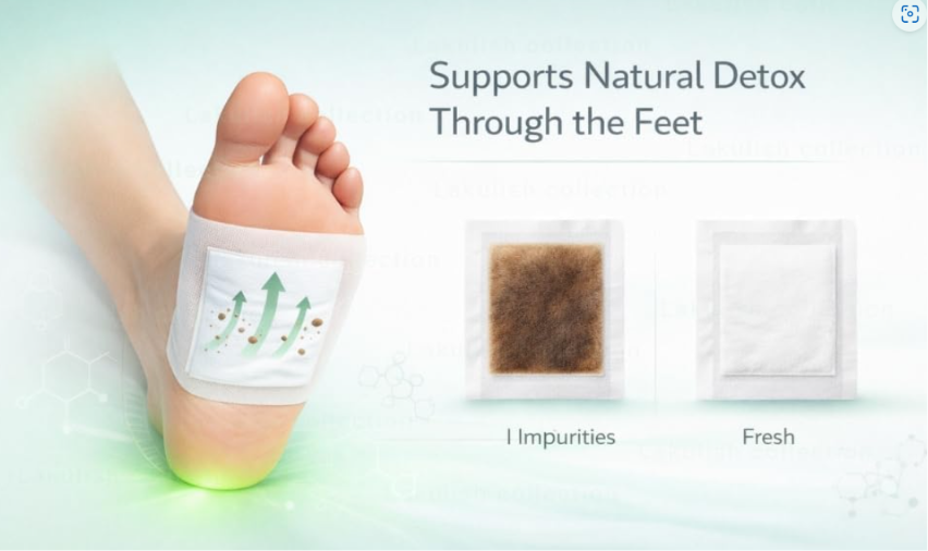 Foot patch Herbal And Gentle Ingredient (30 Pieces) Detox Foot Pads Natural Ingredients for Sleep Aid Pain Relief Toxin Removal with Bamboo Vinegar and Acupoint Micro-Massage Technology