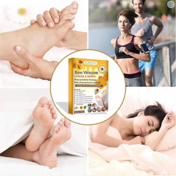 Bee Venom Ginger & Honey Detox Pads BUY 10 GET 10 FREE (Pack of 10)