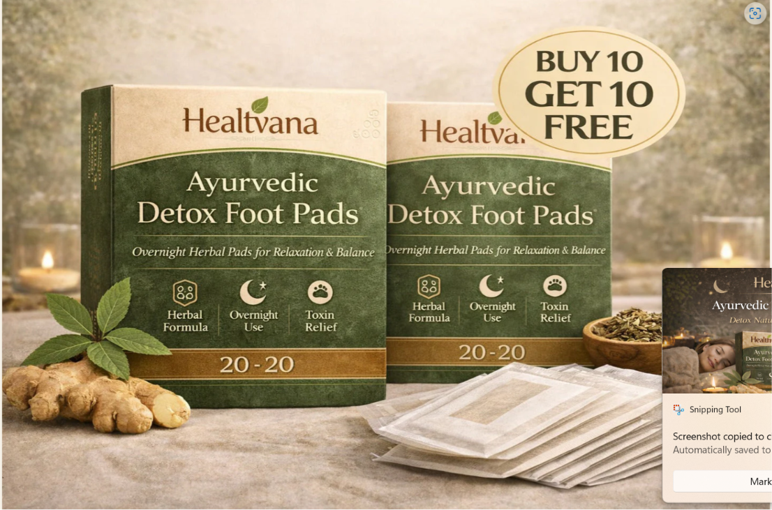 Healthvana Authentic Detox Patches ( Pack of 10)@399