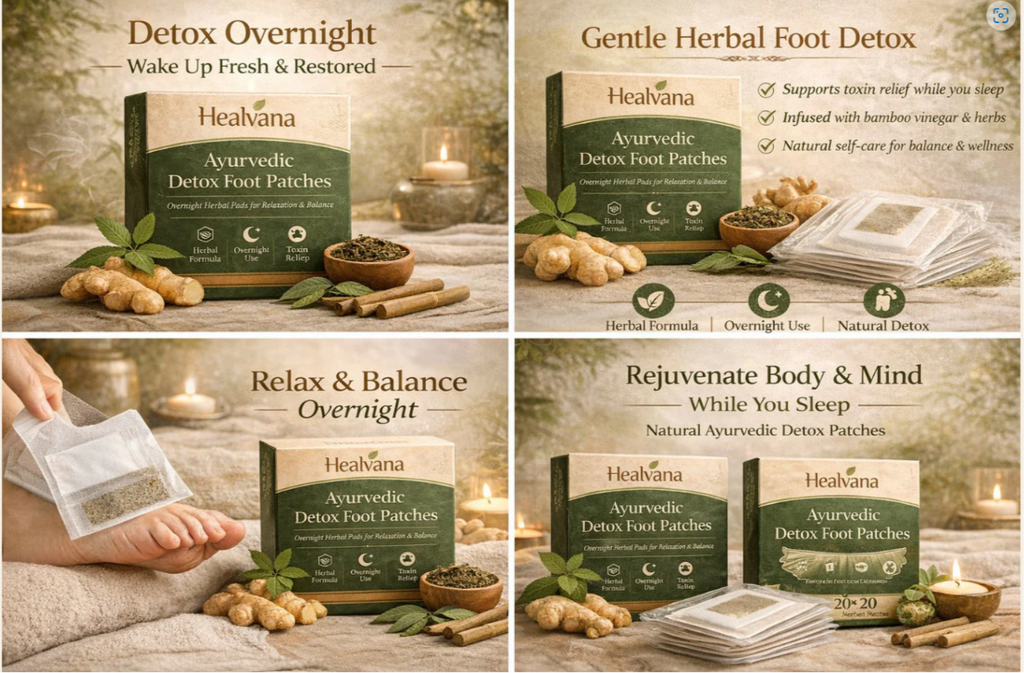 Healthvana Authentic Detox Patches ( Pack of 10)@399