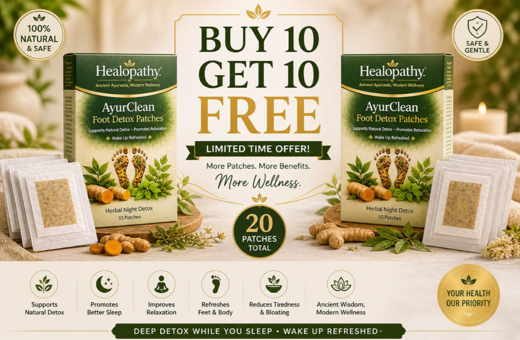 Helopathy Ayurclean foot Detox patches