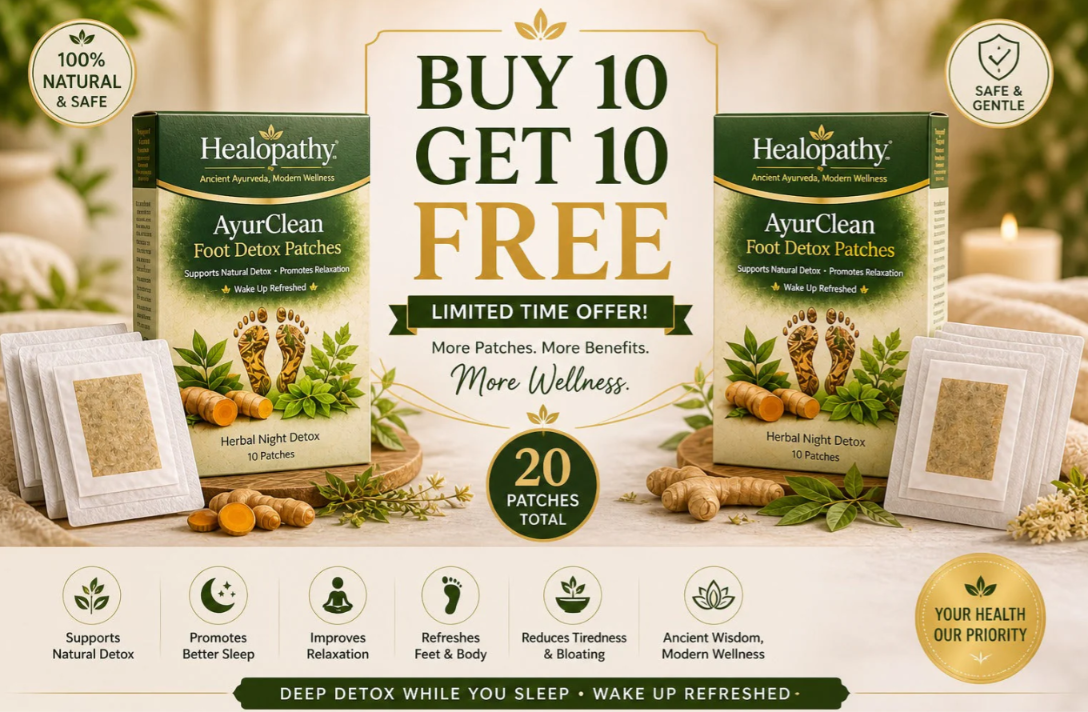 Helopathy Ayurclean foot Detox patches