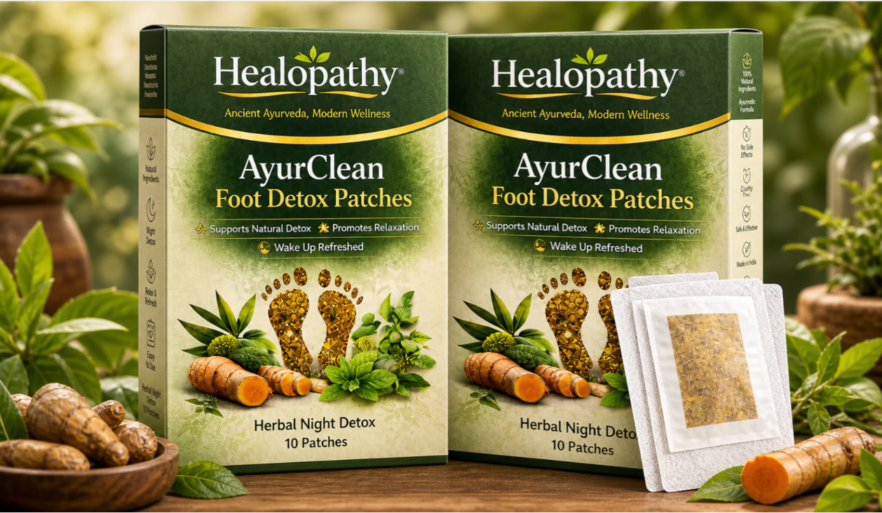 Helopathy Ayurclean foot Detox patches
