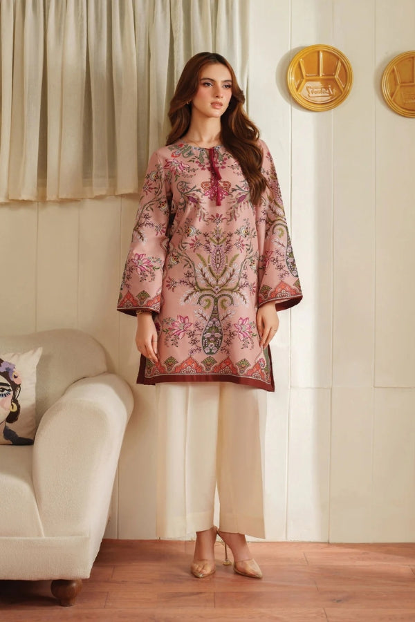 Trendy Pink Floral Co-ord Set for Women – Casual & Festive Look