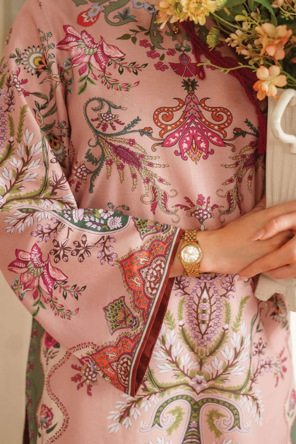 Trendy Pink Floral Co-ord Set for Women – Casual & Festive Look