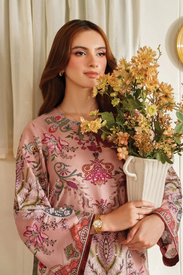 Trendy Pink Floral Co-ord Set for Women – Casual & Festive Look